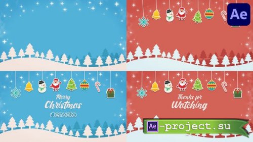 Videohive - Short Christmas Intro for After Effects - 48995683 - Project for After Effects