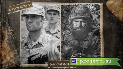 Videohive - Grunge History Slideshow - 48719550 - Project for After Effects