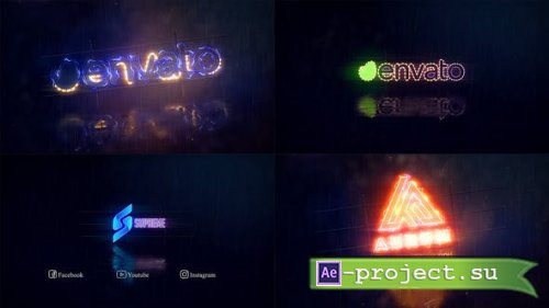 Videohive - Neon Light Reveal Logo - 42907344 - Project for After Effects