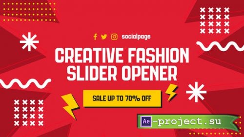 Videohive - Creative Fashion Slider Opener - 48052562 - Project for After Effects