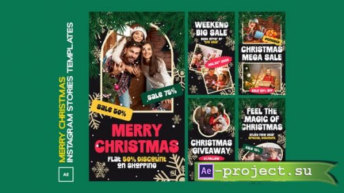 Videohive - Merry Christmas Instagram Stories - 48049240 - Project for After Effects