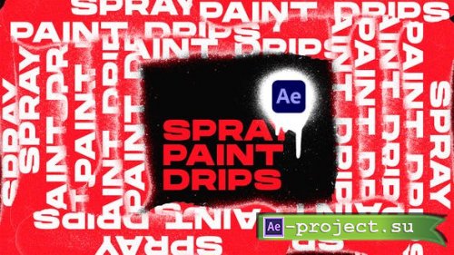 Videohive - Spray Paint Drips Transitions VOL. 1 | After Effects - 48998017 - Project for After Effects