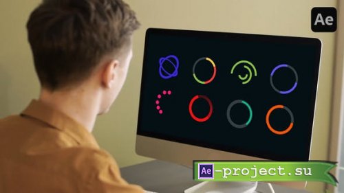 Videohive - Circle Loading Animations - 48998312 - Project for After Effects