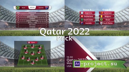 Videohive - Soccer Broadcast - Qatar Cup 2022 - 40509830 - Project for After Effects