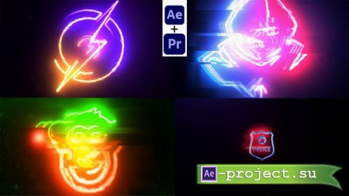 Videohive - Laser Energic Logo Reveal (AE+Pre) - 34003313 - Project for After Effects