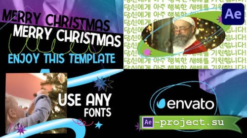 Videohive - Stylish Christmas Slides for After Effects - 48998510 - Project for After Effects