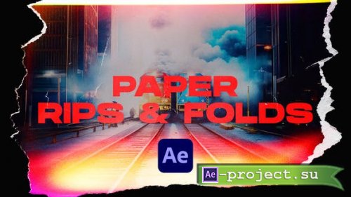 Videohive - Paper Rips & Folds Transitions VOL. 2 | After Effects - 48998760 - Project for After Effects