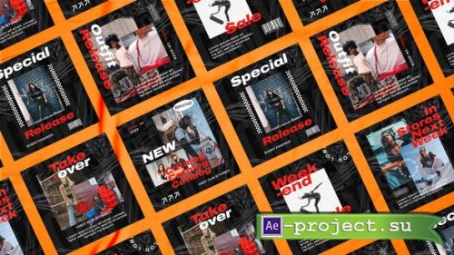 Videohive - Blanced Streetwear Posts - 49000432 - Project for After Effects