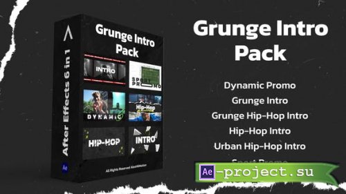 Videohive - Grunge Intro Pack - 48999885 - Project for After Effects