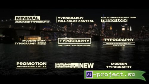 Videohive - Modern Titles - 49000145 - Project for After Effects