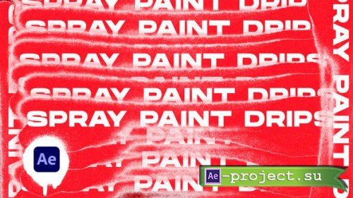 Videohive - Spray Paint Drips Transitions VOL. 2 | After Effects - 49000580 - Project for After Effects