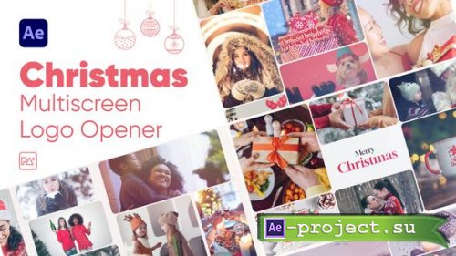 Videohive - Christmas Multiscreen Logo Opener - 49000344 - Project for After Effects