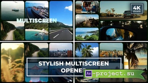 Videohive - Charming Multiscreen Opener | Split Screen Gallery Intro | Typography Slideshow - 49001797 - Project for After Effects