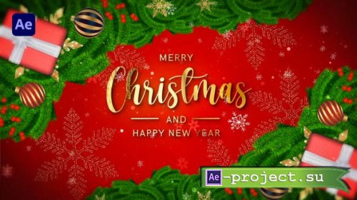 Videohive - Merry Christmas Intro - 49001920 - Project for After Effects