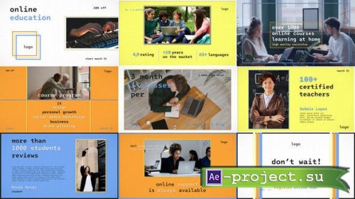 Videohive - Online Education Promo - 49030551 - Project for After Effects