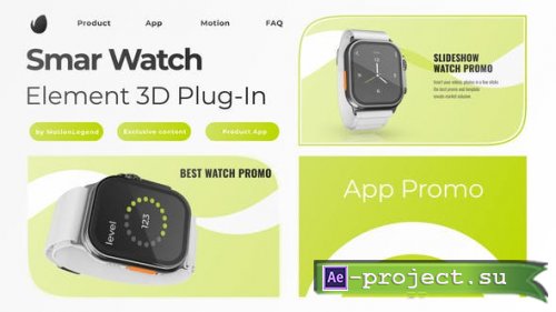 Videohive - Smart Watch App Promo - 49035774 - Project for After Effects