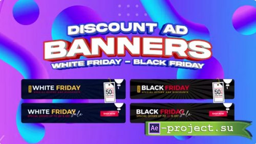 Videohive - White Friday & Black Friday Banner - 49000386 - Project for After Effects
