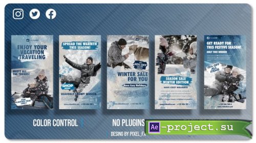 Videohive - Winter Sale Instagram Stories - 49156197 - Project for After Effects