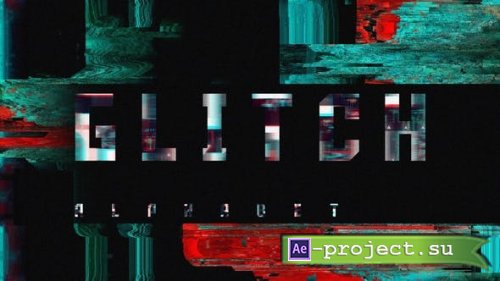 Videohive - Glitch Alphabet - 23123698 - Project for After Effects