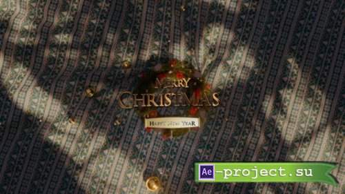 Videohive - Christmas Wreath Logo - 49078236 - Project for After Effects