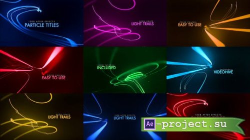 Videohive - Particle Titles | Light Trails for After Effects - 25587013 - Project for After Effects