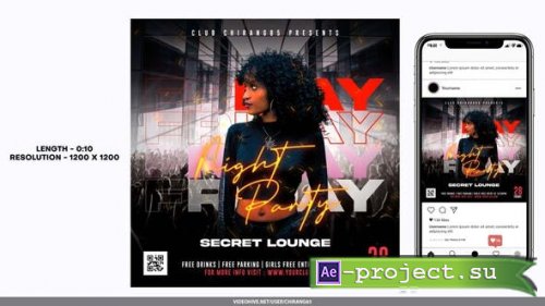 Videohive - Night Club Flyer v6 - 49075728 - Project for After Effects