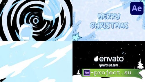 Videohive - Christmas Night Logo Reveal for After Effects - 49201419 - Project for After Effects
