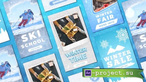 Videohive - Winter Frost Instagram Christmas Stories Post - 48999042 - Project for After Effects