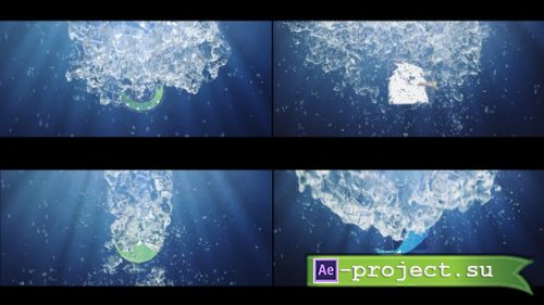 Videohive - Water Splash Logo Pack - 28023825 - Project for After Effects