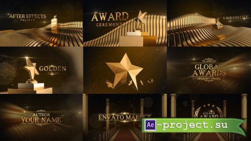 Videohive - Awards Ceremony | Golden Titles - 25340862 - Project for After Effects