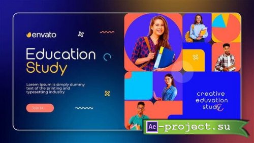 Videohive - Creative Online Education Study  - 49228400 - Project for After Effects