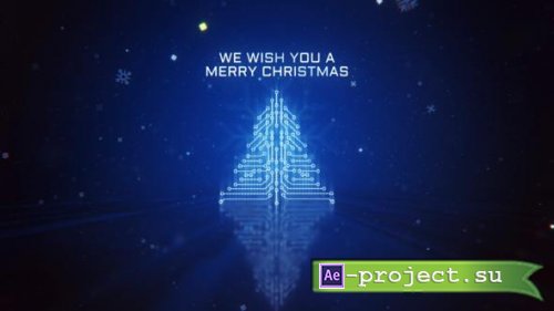 Videohive - Tech Christmas Logo - 49249531 - Project for After Effects