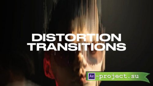Videohive - Distortion Transitions - 49253470 - Project for After Effects