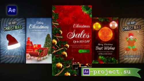 Videohive - Christmas Stories Pack - 49249227 - Project for After Effects