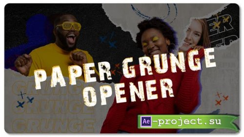 Videohive - Paper Grunge Opener - 49267537 - Project for After Effects