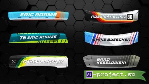Videohive - Racing Car Lower Thirds - 48969779 - Project for After Effects
