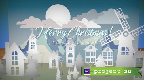 Videohive - Christmas Pop-Up Card - 49279879 - Project for After Effects