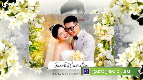 Videohive - Wedding Slideshow | Floral Wedding Photos - 49277342 - Project for After Effects