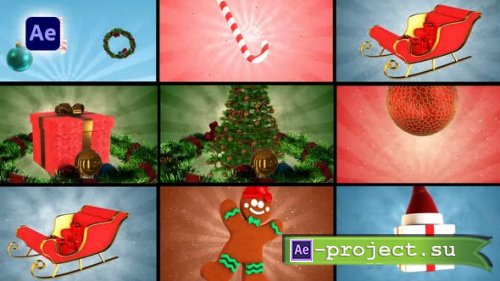 Videohive - Christmas Unique Transitions - 49286210 - Project for After Effects