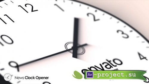 Videohive - Clock Logo - 49290425 - Project for After Effects