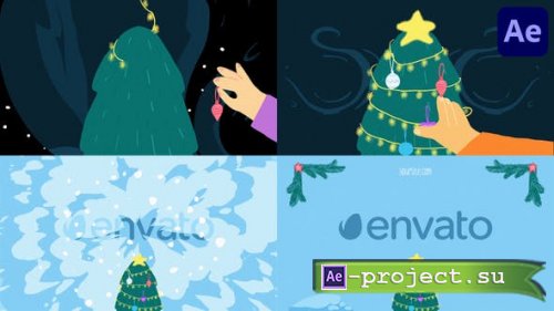 Videohive - Christmas Tree Decoration Logo | for After Effects - 49301450 - Project for After Effects