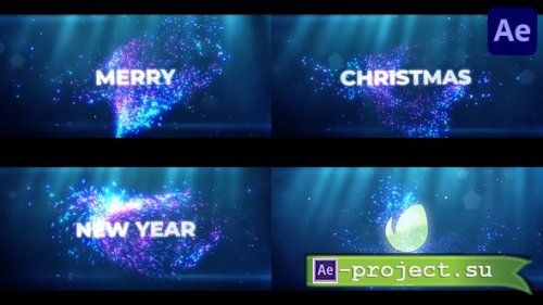 Videohive - Merry Christmas Happy New Year Intro for After Effects - 49303107 - Project for After Effects