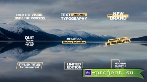 Videohive - Bold Titles | After Effects - 49304719 - Project for After Effects
