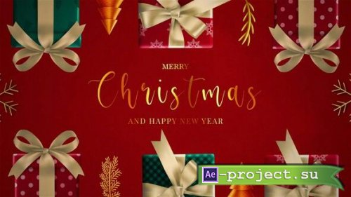 Videohive - Merry Christmas And Happy New Year Opener  - 49222487 - Project for After Effects