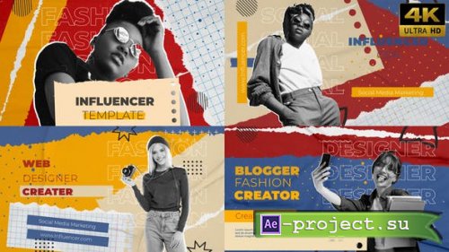 Videohive - Blogger Influencer Opener - 49325817 - Project for After Effects