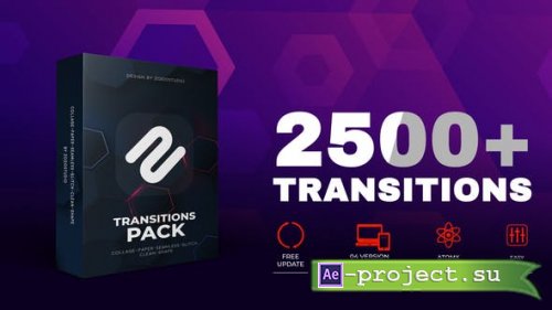 Videohive - Transitions Toolbox V2 - 48281694 - Project & Script for After Effects
