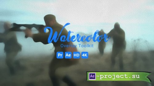 Videohive - Watercolor Overlay Toolkit - 49351400 - Project for After Effects