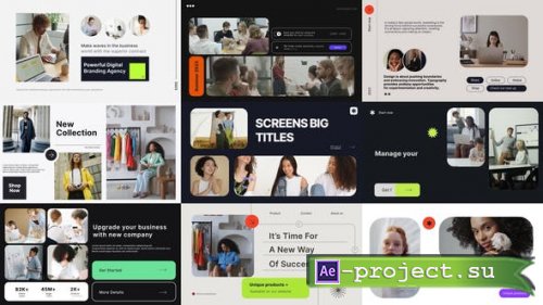 Videohive - Screens Big Titles - 49371584 - Project for After Effects
