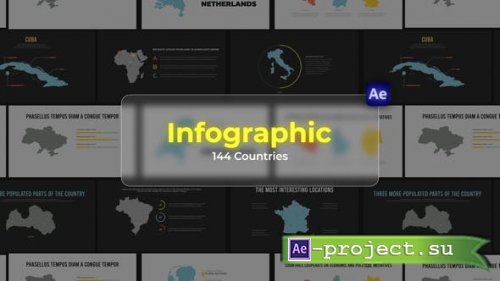 Videohive - Infographic - Countries / AE - 49373845 - Project for After Effects