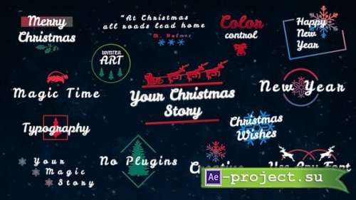Videohive - Magic Christmas Titles - 49393320 - Project for After Effects